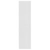 vidaXL Wardrobe White Engineered Wood Compact Wardrobe Rectangular