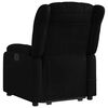 vidaXL Stand Up Massage Recliner Chair Black Faux leather, metal, plywood