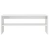 vidaXL TV Cabinet High gloss white Engineered wood Medium TV Cabinet