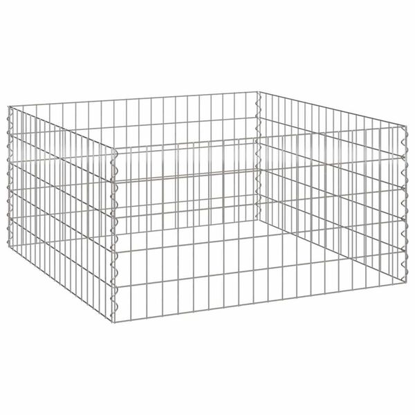 vidaXL Composter Gray Steel