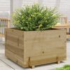 vidaXL Garden Planter Natural wood Vacuum pressure impregnated pinewood
