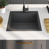 vidaXL Handmade Kitchen Sink Black Stainless Steel
