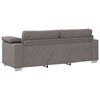 vidaXL Sofa Taupe 86.22 x 30.31 x 32.28 in Fabric