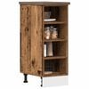 vidaXL Bottom Cabinet Old Wood Engineered Wood Medium Adjustable Feet