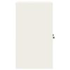 vidaXL File Cabinet White Powder-coated steel Medium File Cabinet