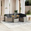 vidaXL Garden Sofa Set Grey