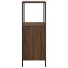 vidaXL Bathroom Cabinet Brown Oak Engineered wood, steel Adjustable Feet