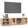 vidaXL TV Cabinet Pine Wood Natural Solid Pinewood Large TV Cabinet