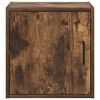 vidaXL Garage Wall Cabinet Smoked Oak Engineered Wood