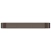 vidaXL Garden Raised Bed Brown Powder-coated steel Extra Long Durable