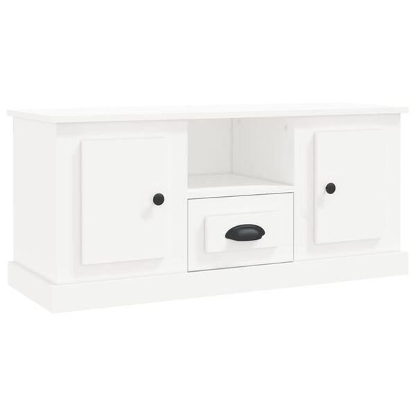vidaXL TV Cabinet White Engineered wood Standard TV Cabinet