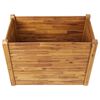 vidaXL Garden Raised Bed Natural wood color