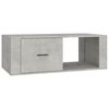 vidaXL Coffee Table Concrete grey Engineered wood Medium Coffee Table
