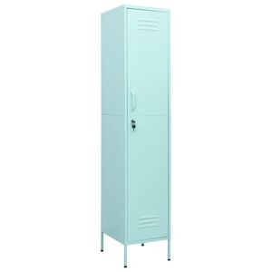 vidaXL Locker Cabinet Mint Steel 14.6x18.1x70.9 in Locker Cabinet