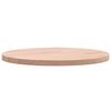 vidaXL Table Top Natural Beech Solid Beech Wood Ø11.8 x 0.6 in Table Top