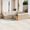 vidaXL Garden Sofa Set Beige