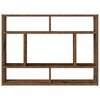 vidaXL Wall Shelf Old Wood 29.5x6.3x21.7" Engineered Wood