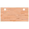 vidaXL Desk Top 43.3x21.7x0.6" Solid Wood Beech