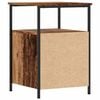 vidaXL Bedside Cabinet Old wood Engineered wood, metal Medium