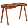 vidaXL Writing Desk Honey Solid acacia wood Writing Desk Rectangular