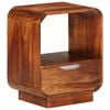 vidaXL Nightstand Brown Solid Acacia Wood Medium Bedside Table