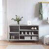 vidaXL Shoe Cabinet Grey Sonoma Engineered Wood Standard Shoe Cabinet