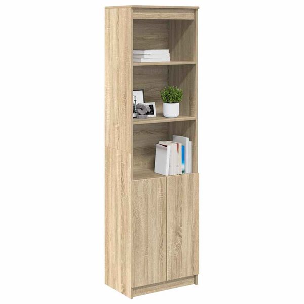 vidaXL Highboard Sonoma oak Engineered wood Tall cabinet Highboard