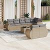 vidaXL Garden Sofa Set Beige