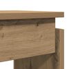 vidaXL Console Table Artisan Oak Engineered Wood Slim Console Table