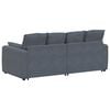 vidaXL Modular Sofa Dark Grey