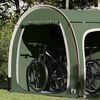 vidaXL Bike Storage Tent with Roof Green 218 x 156 x 180 cm