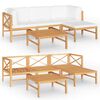 vidaXL Garden Lounge Set Teak Solid Teak Wood Large Durable