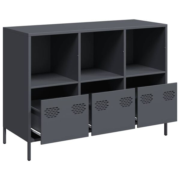 vidaXL Sideboard Anthracite Cold-rolled steel