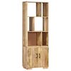 vidaXL Bookshelf Natural wood finish Solid mango wood