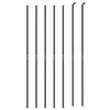 vidaXL Wire Mesh Fence with Flange Anthracite 5.9x32.8'