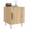 vidaXL Bedside Cabinet Sonoma oak Engineered wood Medium Bedside Cabinet