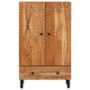 vidaXL Highboard 23.6"x13"x39.4" Solid Wood Acacia