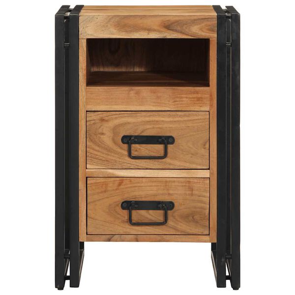 vidaXL Bedside Cabinet 40x40x59 cm Solid Wood Acacia