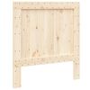 vidaXL Headboard Natural Wood Solid pinewood 39.4 x 40.9 in Durable