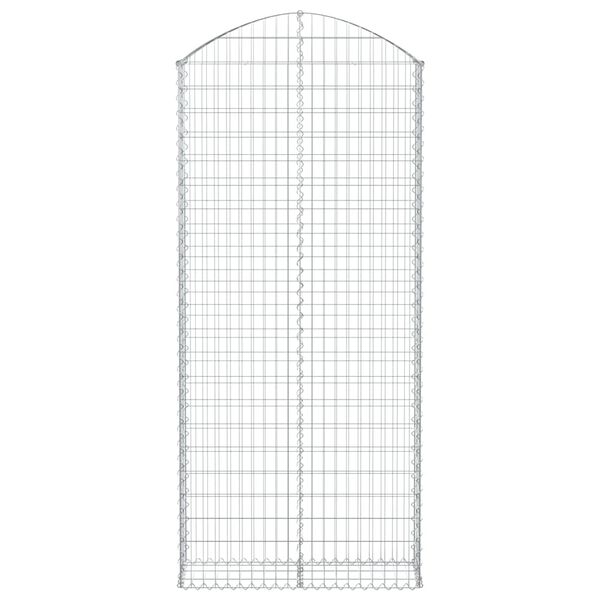 vidaXL Gabion Basket Silver Galvanized Iron Large Heavy Weight Endurance