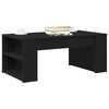 vidaXL Coffee Table Black Oak 40.16 x 21.65 x 16.54 in Engineered Wood