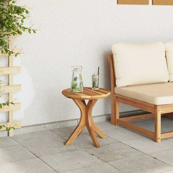 vidaXL Side Table Brown 40 x 40 x 41 cm Solid teak wood