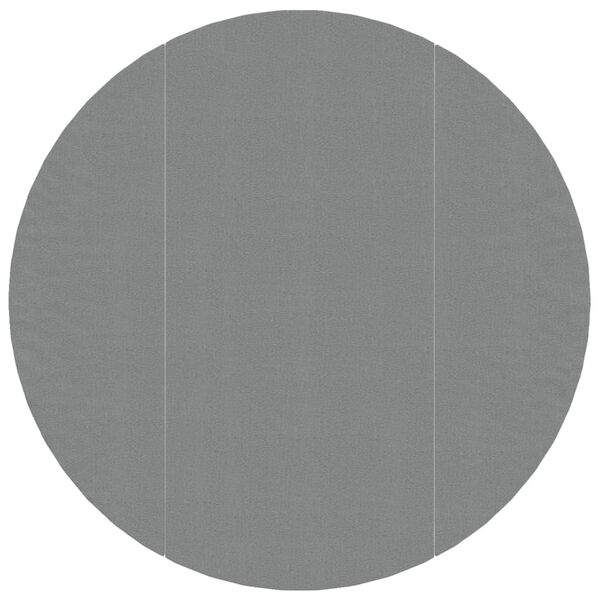 vidaXL Pool Ground Cloth Light grey Ø 120.5" Polyester geotextile