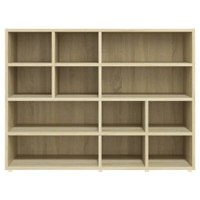 vidaXL Side Cabinet Sonoma Oak 38.2"x12.6"x28.3" Chipboard