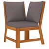 vidaXL Patio Dining Set Solid Wood Acacia