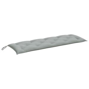 vidaXL Garden Bench Cushion Melange Light Grey 100% Polyester