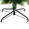 vidaXL Artificial Hinged Christmas Tree Green PVC, Metal 94.5 in tall