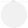 vidaXL Table Protector Transparent PVC Ø35.4 in 0.1 in