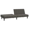 vidaXL Sofa Bed Dark Grey Velvet (100% polyester), wood, foam Medium