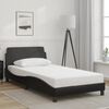 vidaXL Bed Frame Black